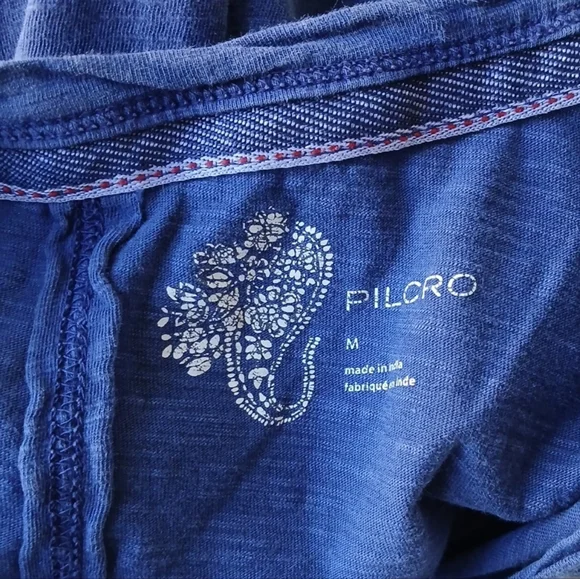 Pilcro Oversized T Shirt Blue Women's Medium - Picture 4 of 6